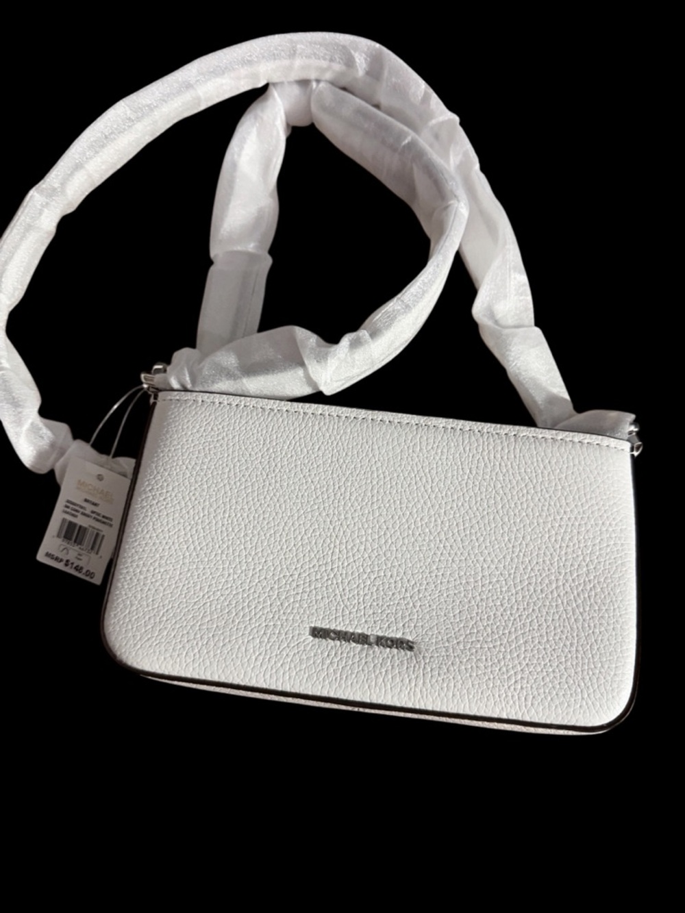 MICHAEL Michael Kors Bryant Small Pebbled Leather Convertible Pochette - Picture 2 of 12
